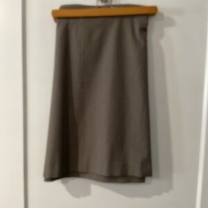 Reitmans Classic Brown Pencil Skirt